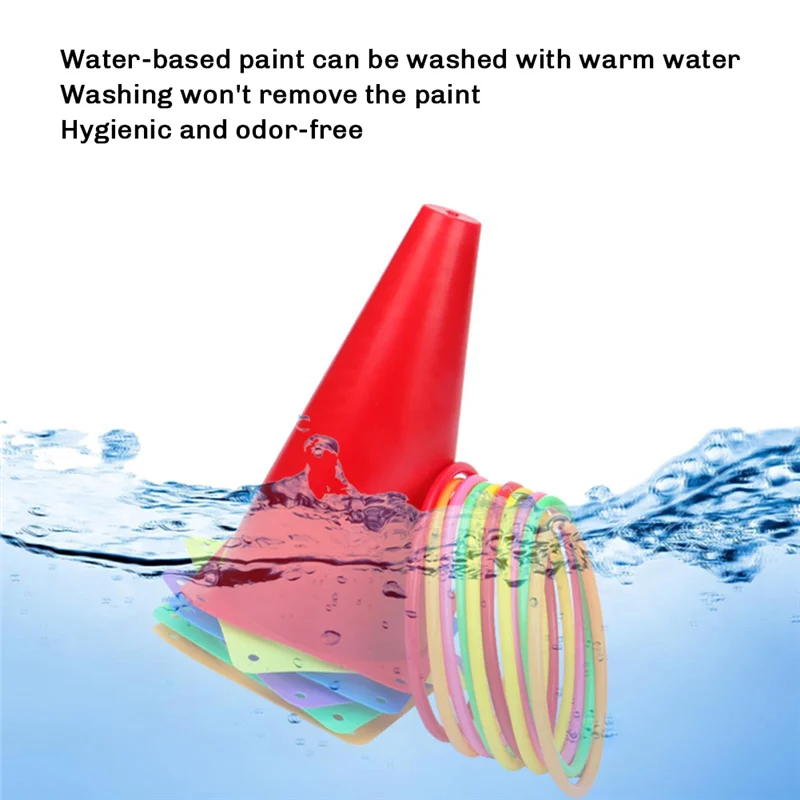 Y49A-لعبة رمي حلقة ممتعة للأطفال في الهواء الطلق رمي دائرة بلاستيكية الوالدين والطفل المنافسة التفاعلية تحسس التدريب