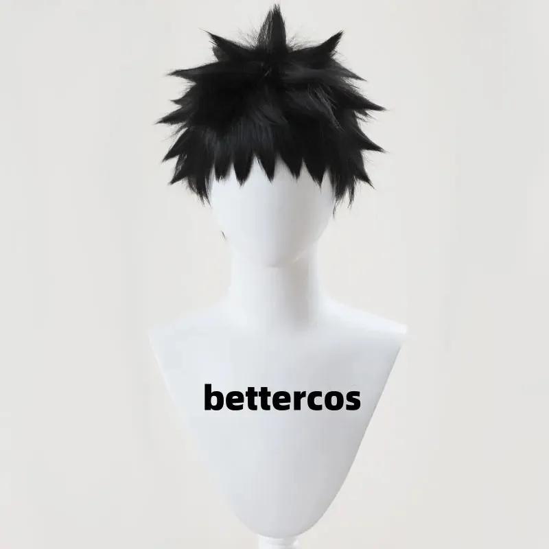 Candy 2025Uchiha Obito 30 cm Peruca Curta Preta Anime Cosplay Perucas Sintéticas Resistentes ao Calor