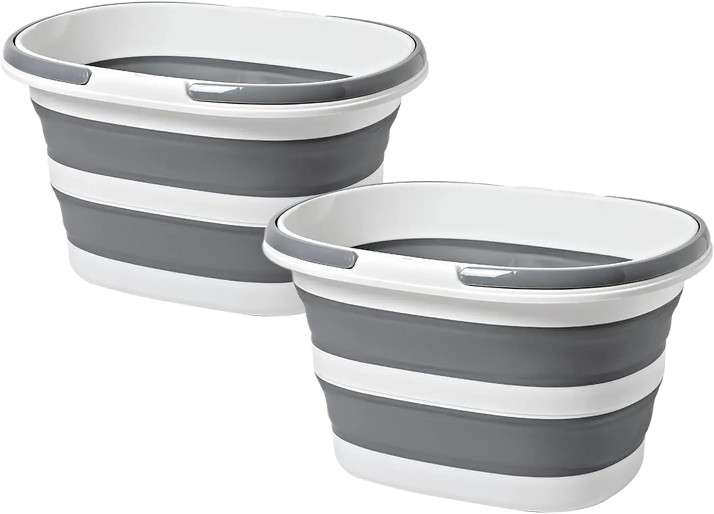 

Большое складное ведро 16 л, 2 шт. в упаковке - улучшенное, легкое и портативное ведро для воды для дома