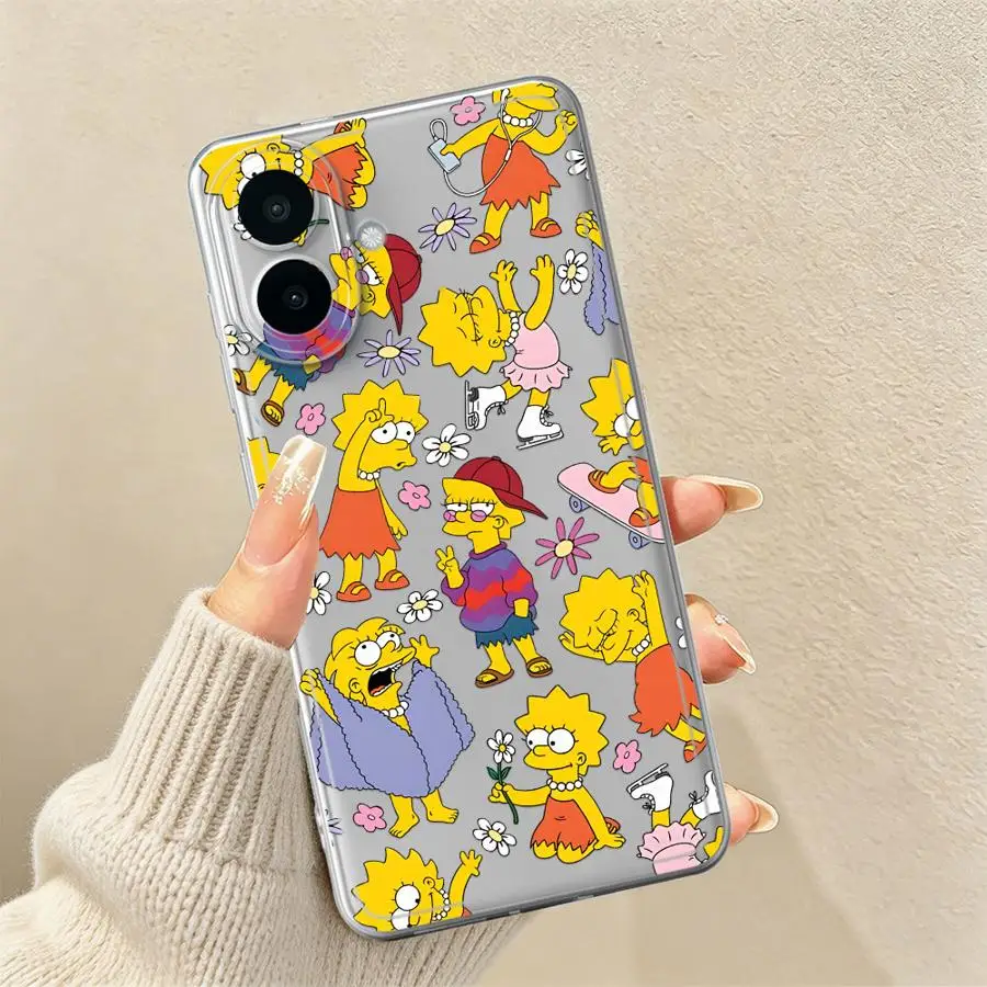 Case for Samsung Galaxy A34 A35 A56 A27 A33 A52 A52 A14 A16 A26 A24 A25 A51 A55 A23 A36 A13 A54 A15 Phone Cover The simpson