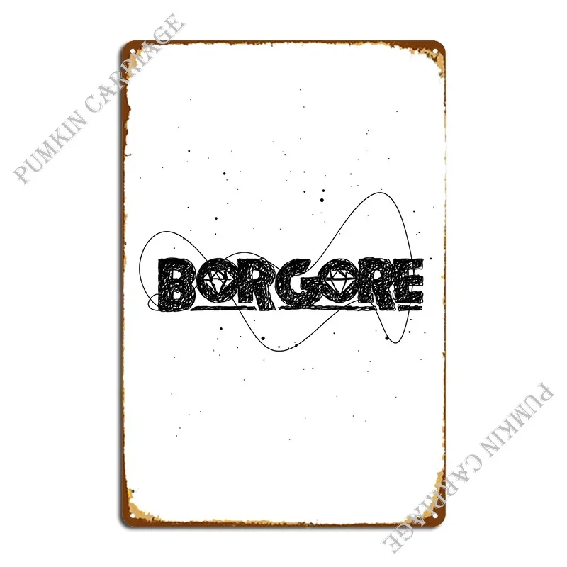 Yosef Asaf Borger Borgore Metal Plaque Poster Personalized Painting Living Room Poster Tin Sign Poster