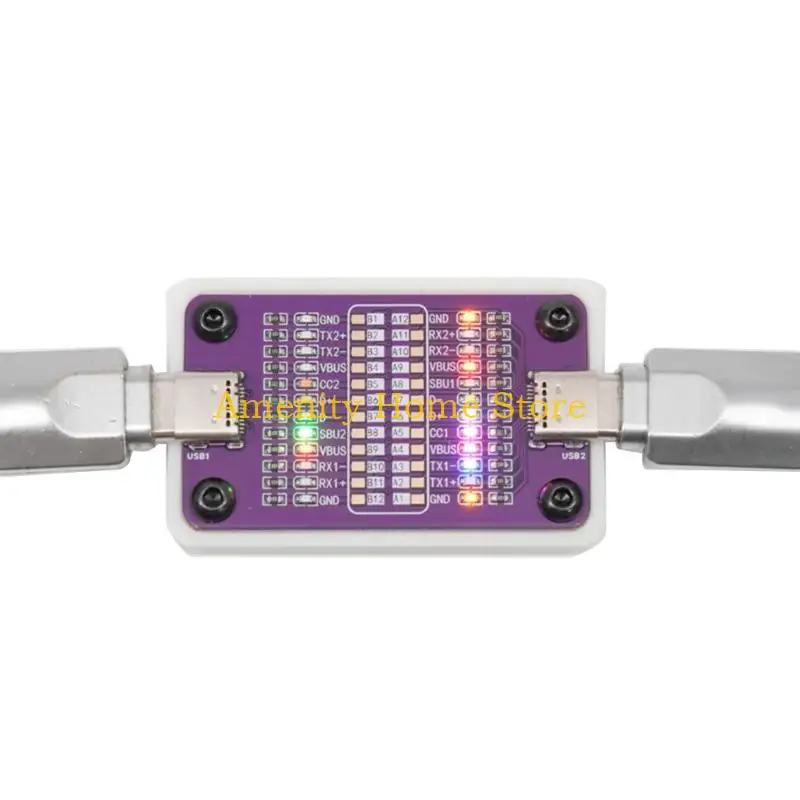 

F26C Professional Type C Charging Line Analyzers 12 LED Groups For Precise Fault Location Rechargeable Battery Operated