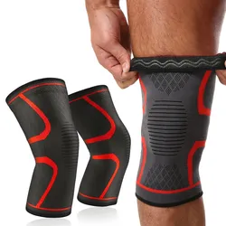 WOSWEIR artrit eklem naylon spor Fitness için 2 adet dizlik destek sıkıştırma kolları Running pads çalışan koruyucu