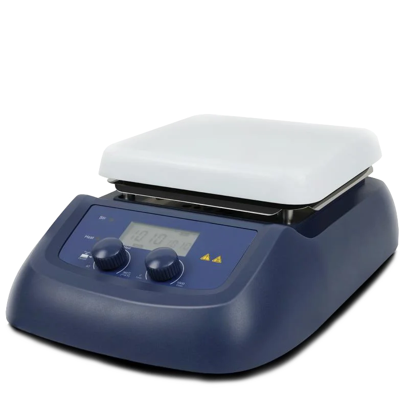 Veidt Lab DLAB MS7-H380-E LCD Digital 7 Square Hotplate Magnetic Stirrer,glass ceramic hotplate heating temperature up to 380°C