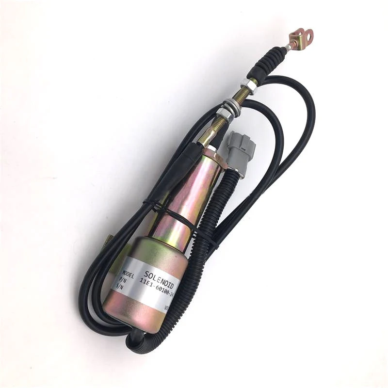 

Excavator Stop Solenoid 11N6-66030-24 shut off Solenoid 24V R210 R215 DH220-5