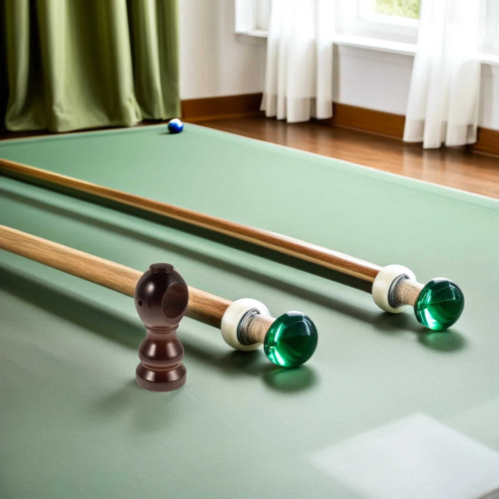 

2Pcs Wood Curtain Rod Supports Heavy Duty Brackets for Drapery Rods Roman Rod Holders Window Curtain Wall Mounted Wooden