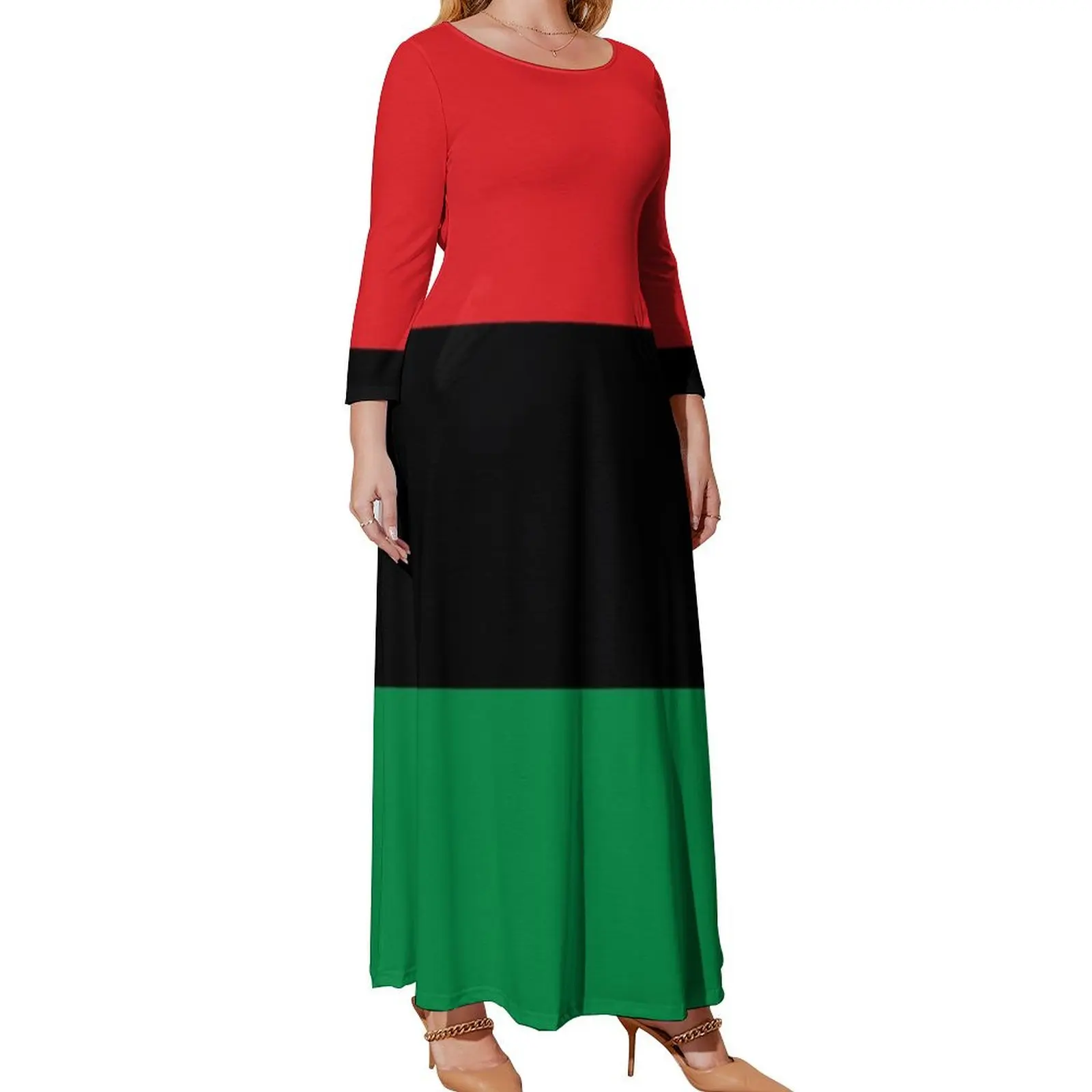 

Pan African Flag T-Shirt - UNIA Flag Sticker - Afro American Flag Long Sleeved Dress Dance dresses evening dresses luxury 2024