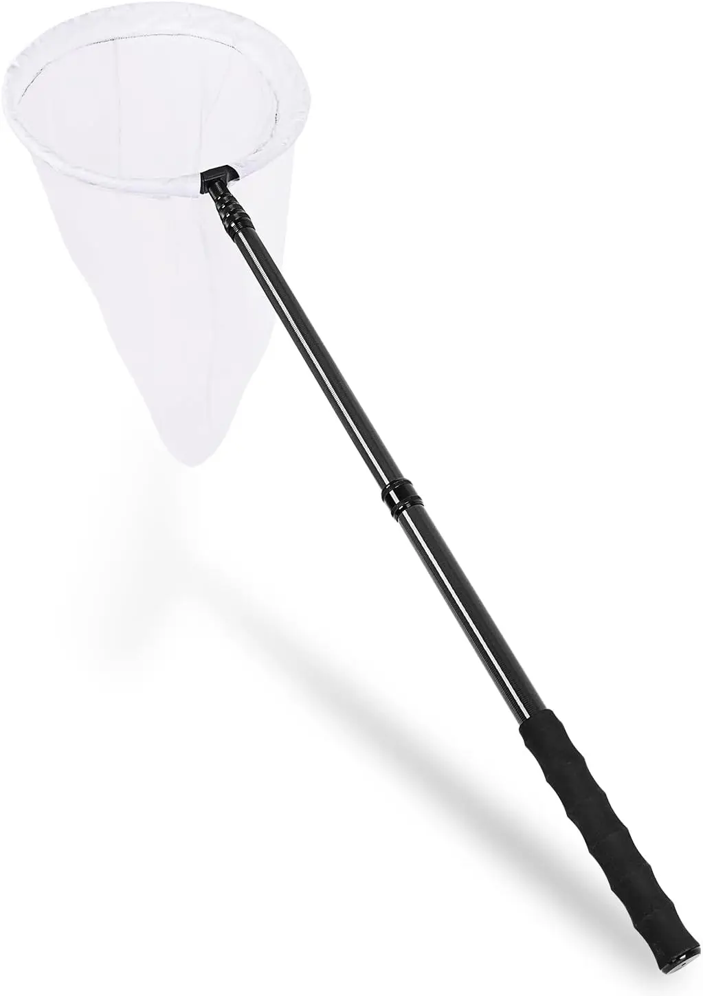 

Сачок для бабочек с телескопической ручкой из углеродного волокна, регулируемый от 28 до 71 дюймов, сетка диаметром 12 дюймов, легкий и прочный, сачок для насекомых для детей
