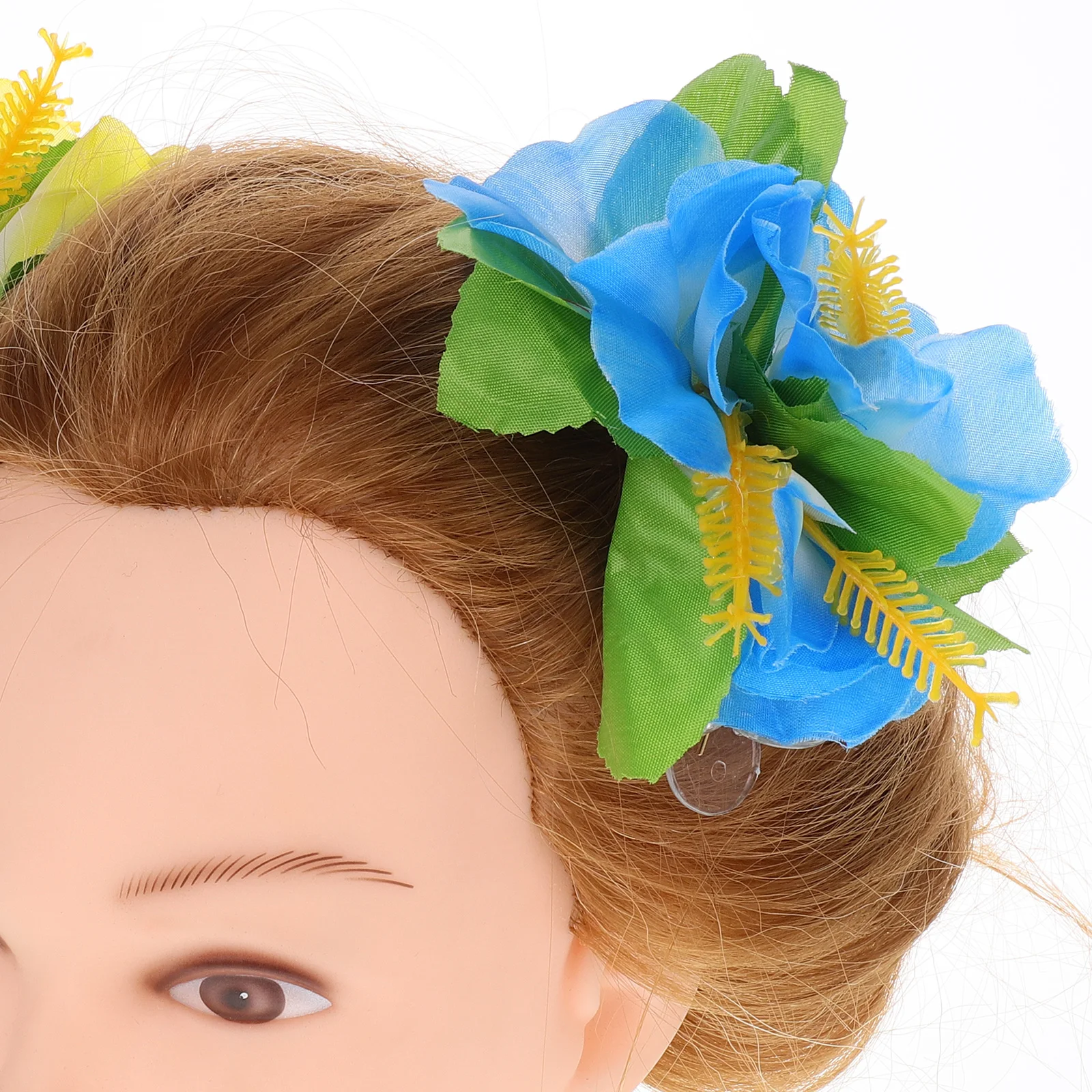 

8Pcs Hawaiian Flower Hair Clips Bridal Hairpin Wedding Girl Headdress
