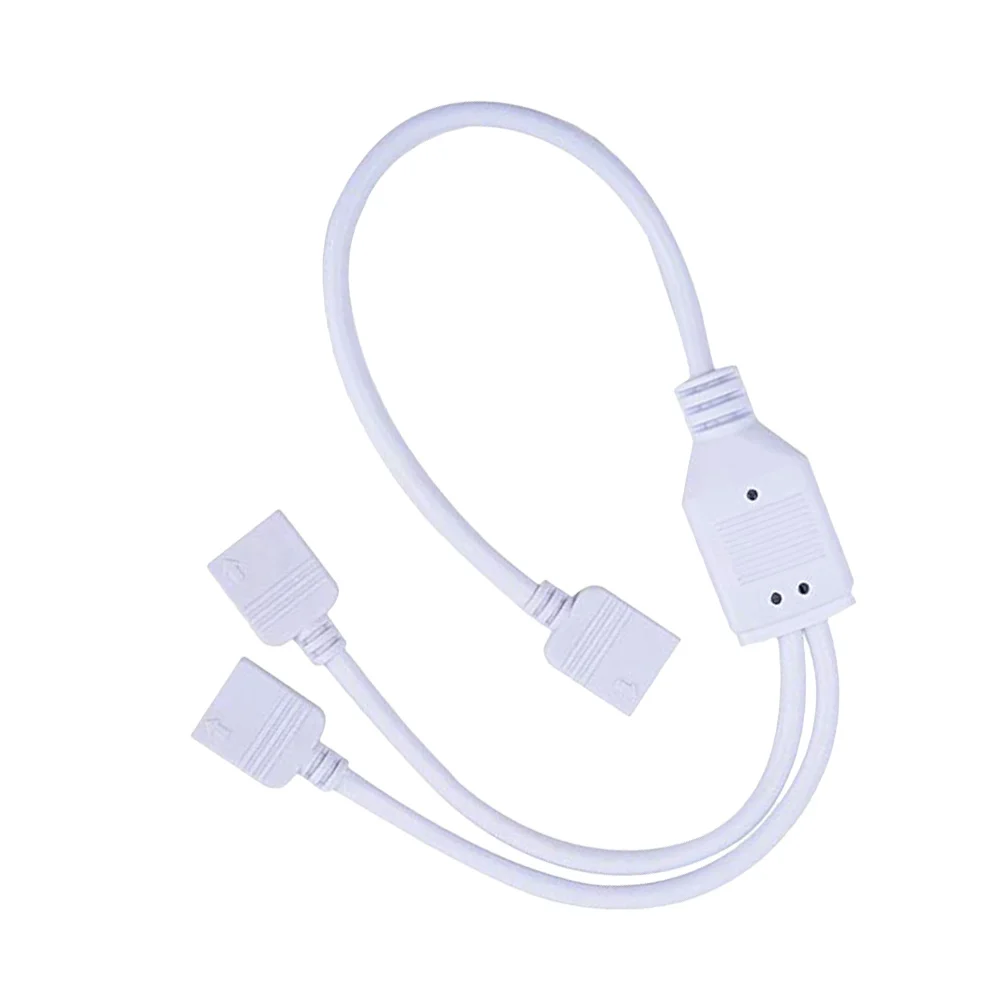 2 قطعة 1 إلى 2 منافذ 4 دبوس Led قطاع ضوء موصل 30 سنتيمتر Rgb الفاصل كابل ل مصلحة الارصاد الجوية 5050 3528 الشريط الإضاءة تمديد محول #3