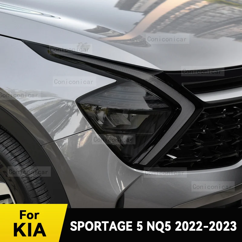 

Для KIA SPORTAGE 5 NQ5 2022 2023, защитная пленка для фар автомобиля, передняя фара, ТПУ, аксессуары для защиты от царапин, тонировка фар