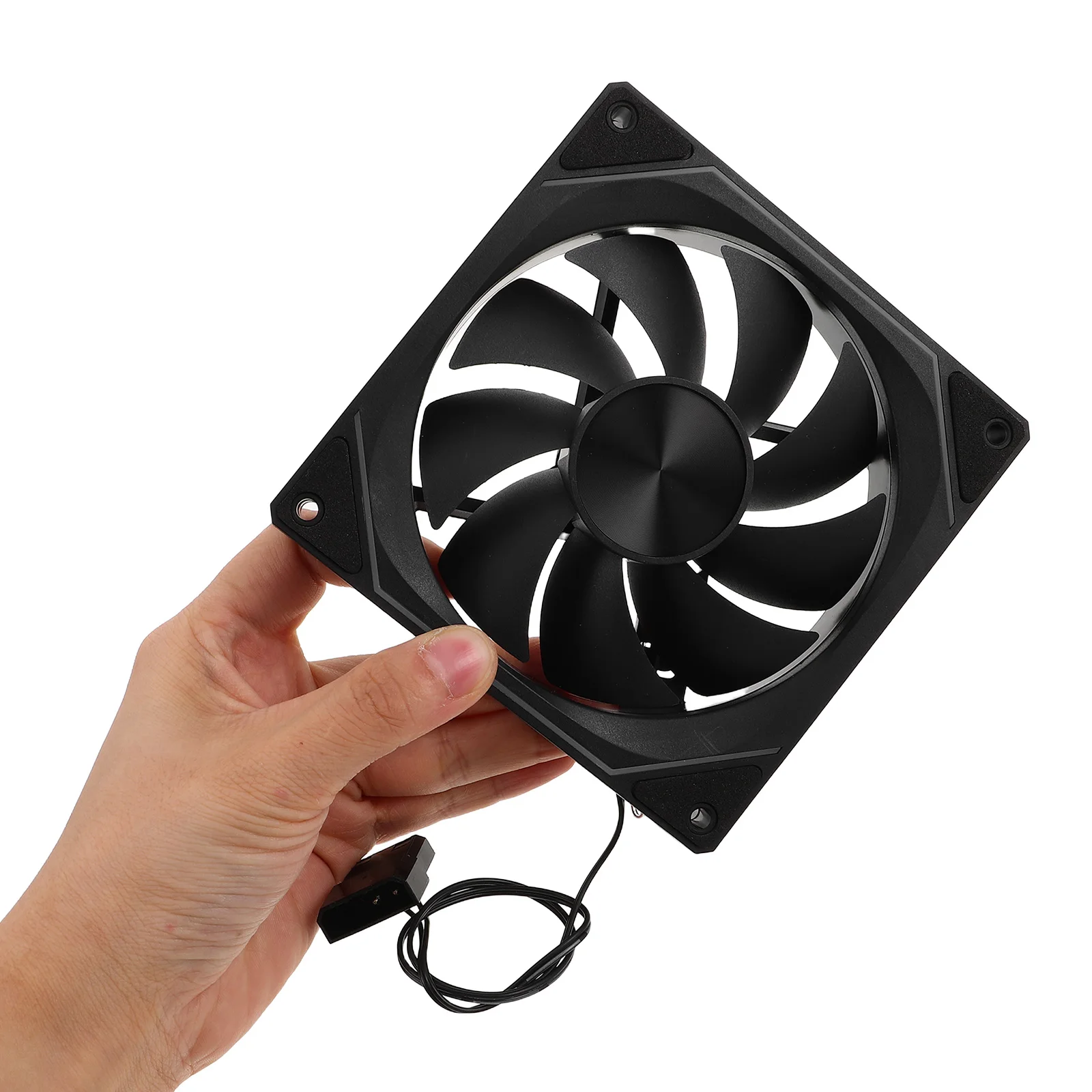 

Slim Pc Cooling Fan with Rgb Lights 800-1600Rpm Adjustable Speed Silent Running for Desktop Computer Host Stable Temperature