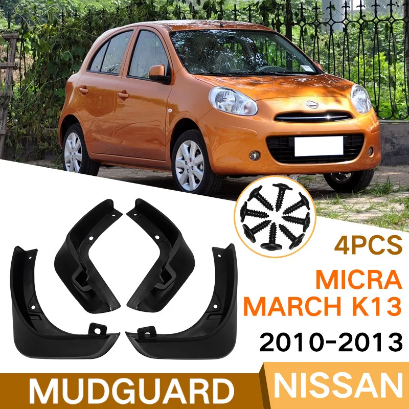 For Nissan Micra March K13 2010-2013 March fender tile auto parts 4runner accessories car accessories fender flares