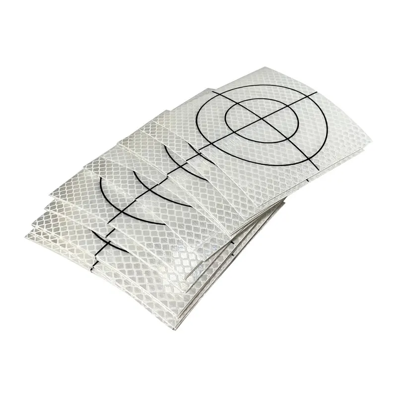 Foglio riflettente bianco 40pcs foglio Target 100*100 MM per rilevamento stazione totale bianco 10*10cm