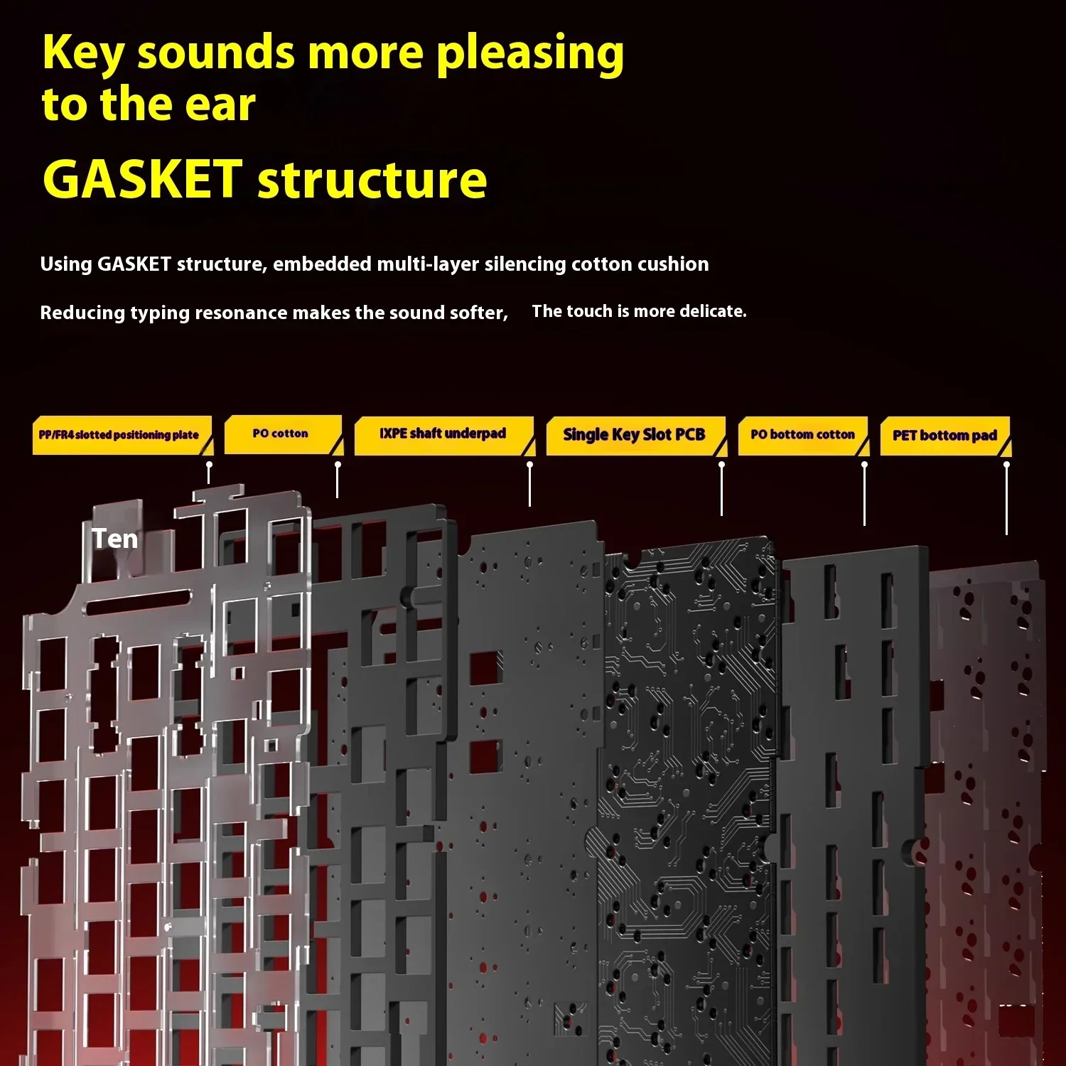 Leobog hi75c teclado mecânico 3 modo/kit com fio troca quente com botão rgb liga de alumínio gaxeta hi75c teclado kit pc presente personalizado