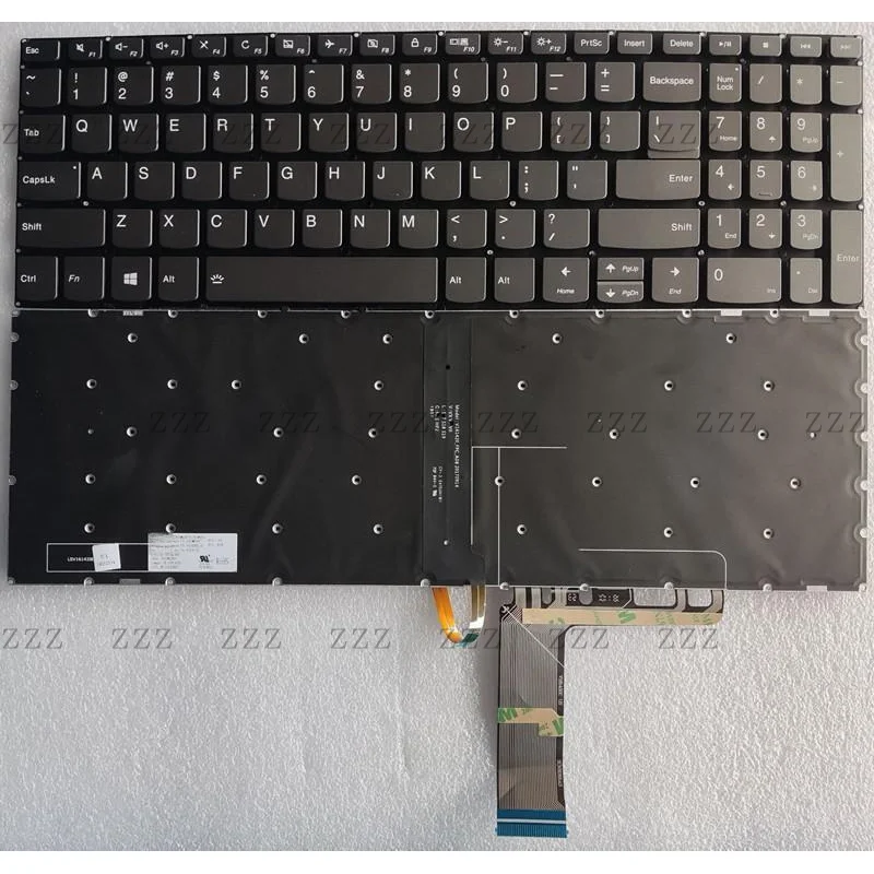 ZZ New FOR Lenovo Yoga C740-15IML C740-15 S740-15IRH Keyboard US With Backlit