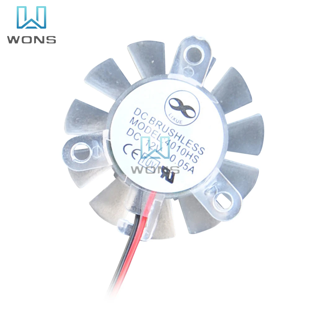 DC12V 4010 Oily Computer Graphics Cooling Small Fan Card With XH2.0 Interface Cable Length 9cm Radiator Mute Fan 4800RPM
