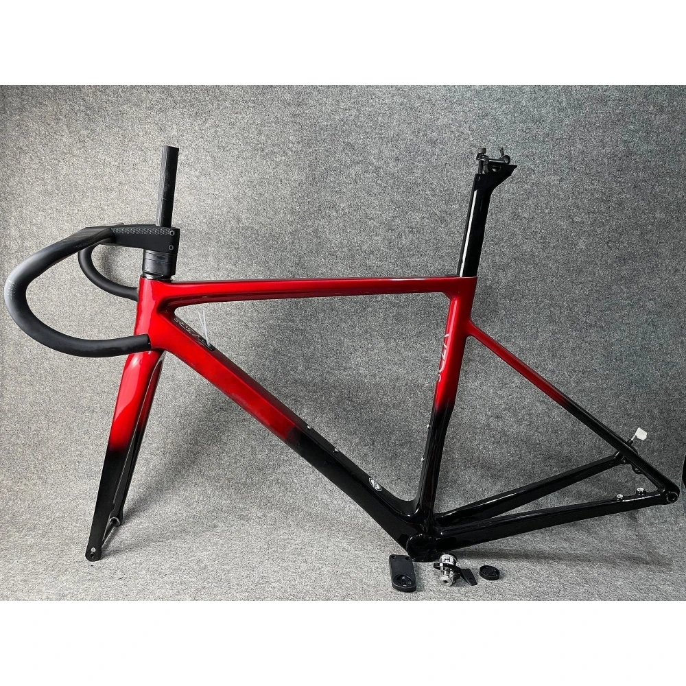 

V3RS T1100 Carbon Road Frame Speed Bike Frameset BB86 Disc/Rim Brake Racing Bicycle Frames+Handlebar Custom Logo 30 Colors 01