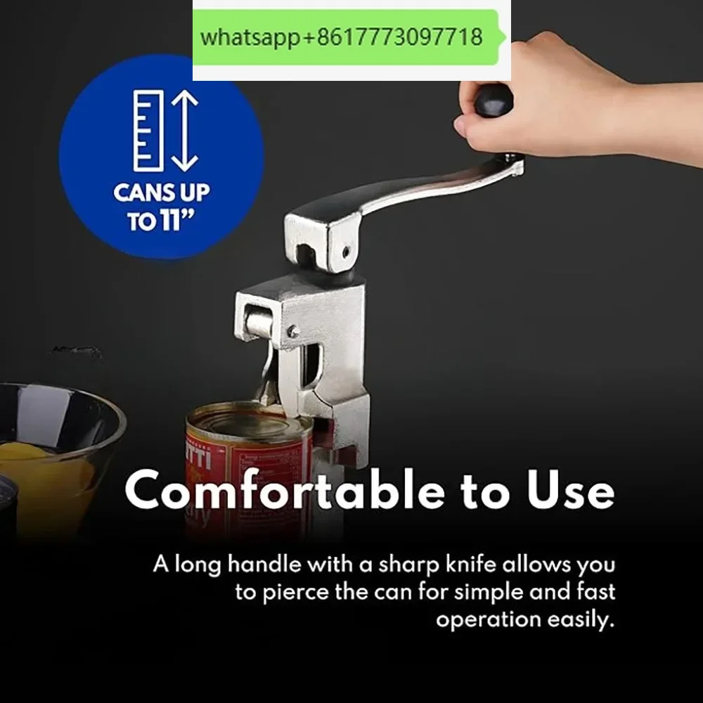 Desktop tin can opener Commercial manual screwdriver