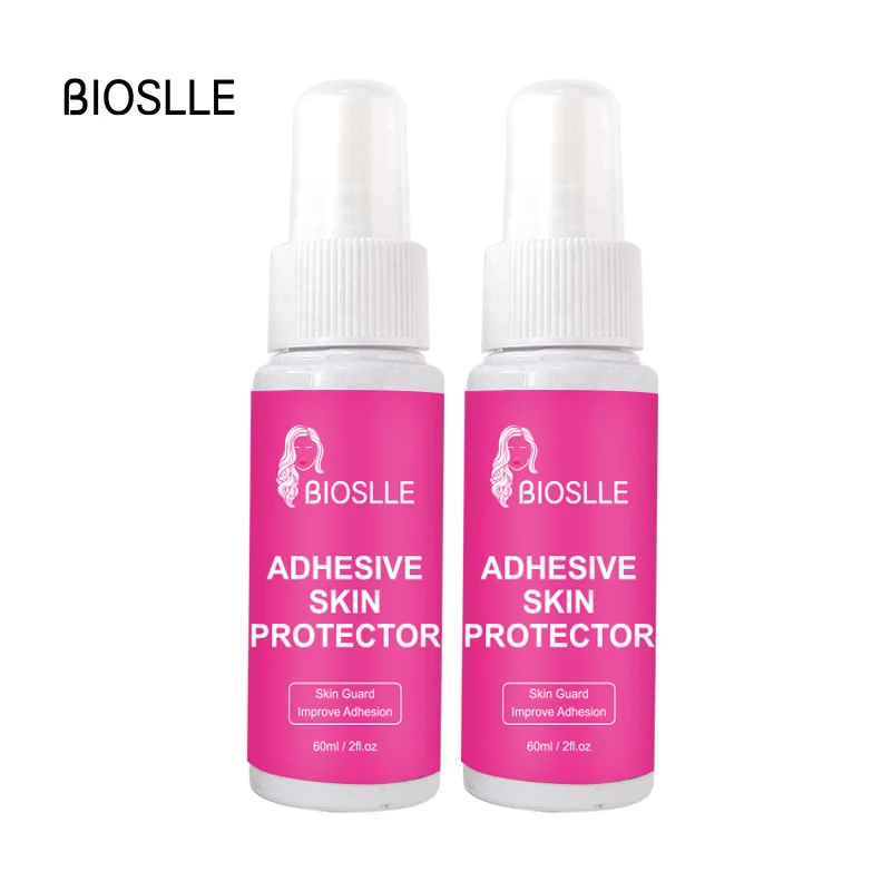 2PCS BIOSLLE 60ml Skin Protector Guard for Hair Adhesive Bonding Lace Wig Glue Primer Scalp Shield