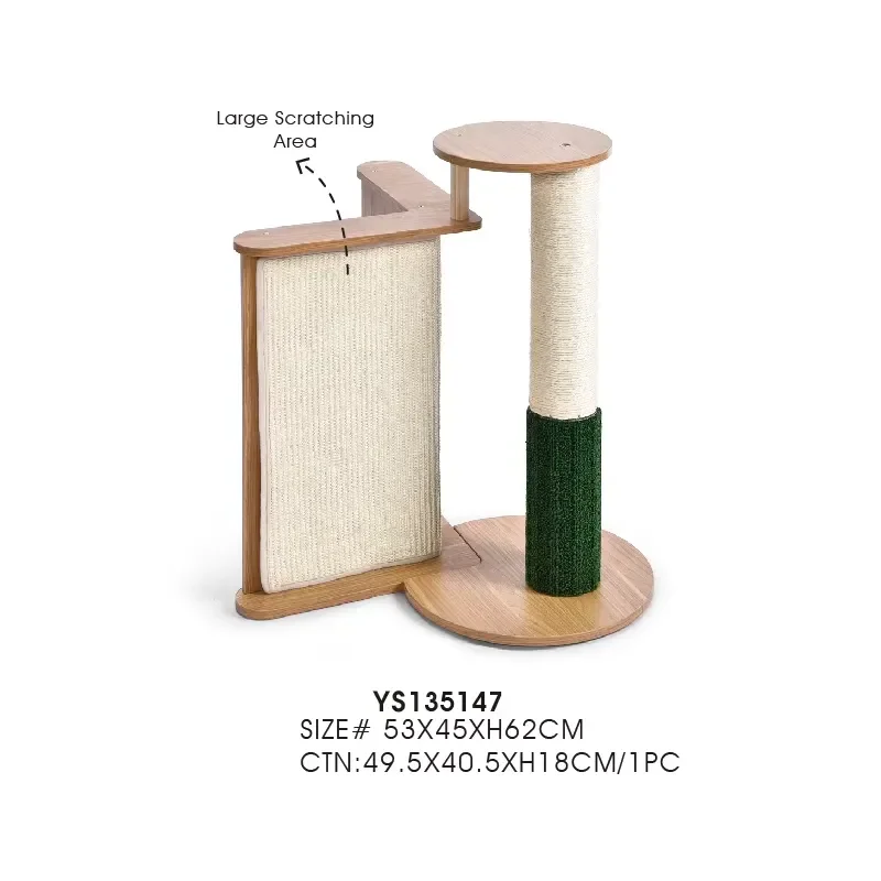 Factory Customize Corner Cat Tower Multi-Functional Sisal Cat Scratching Post Sofa Protector