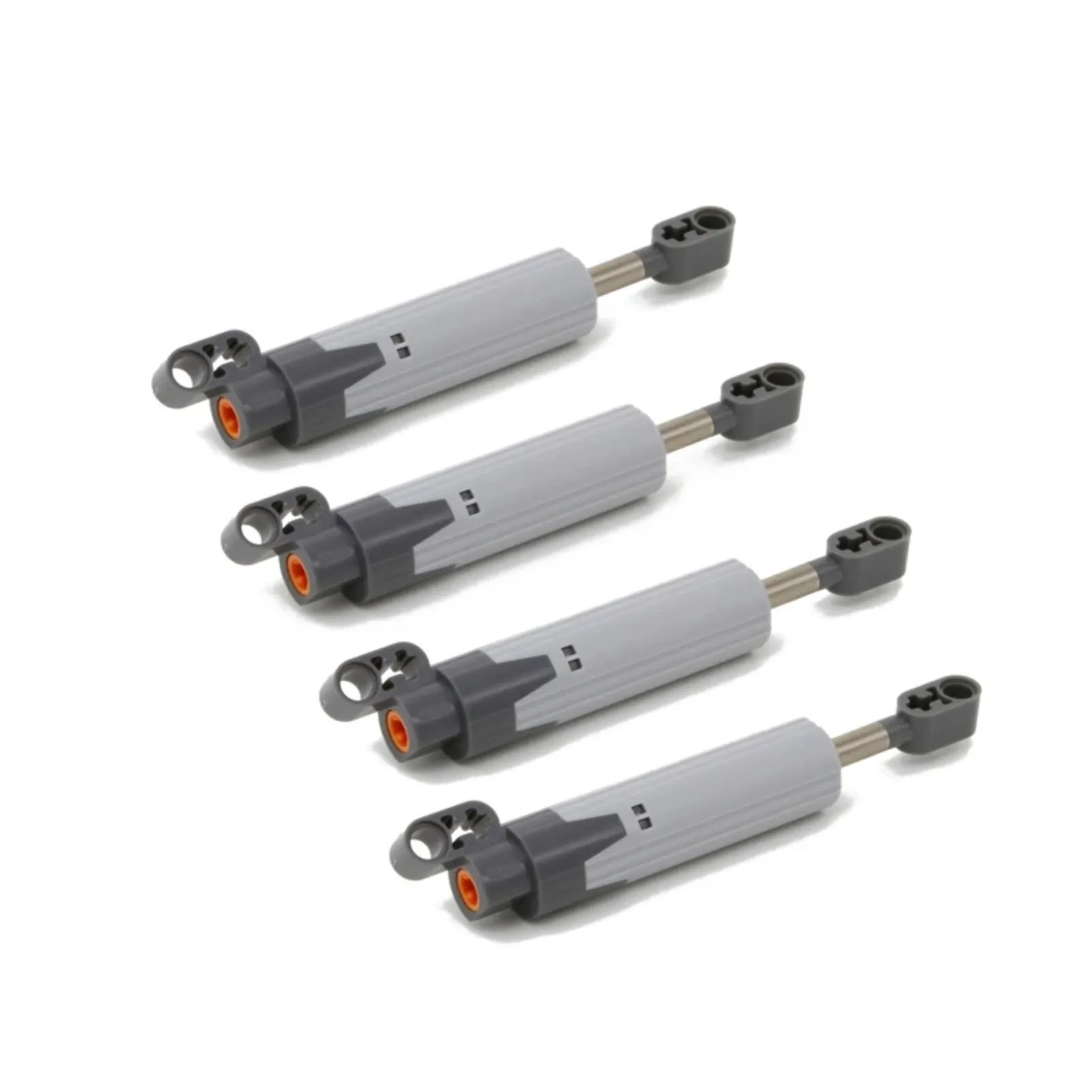 24PCS Grey Linear Actuator Push Rod 15L for Building Blocks MOC Technical Parts Compatible with 40918 61927 61904 61905 92693