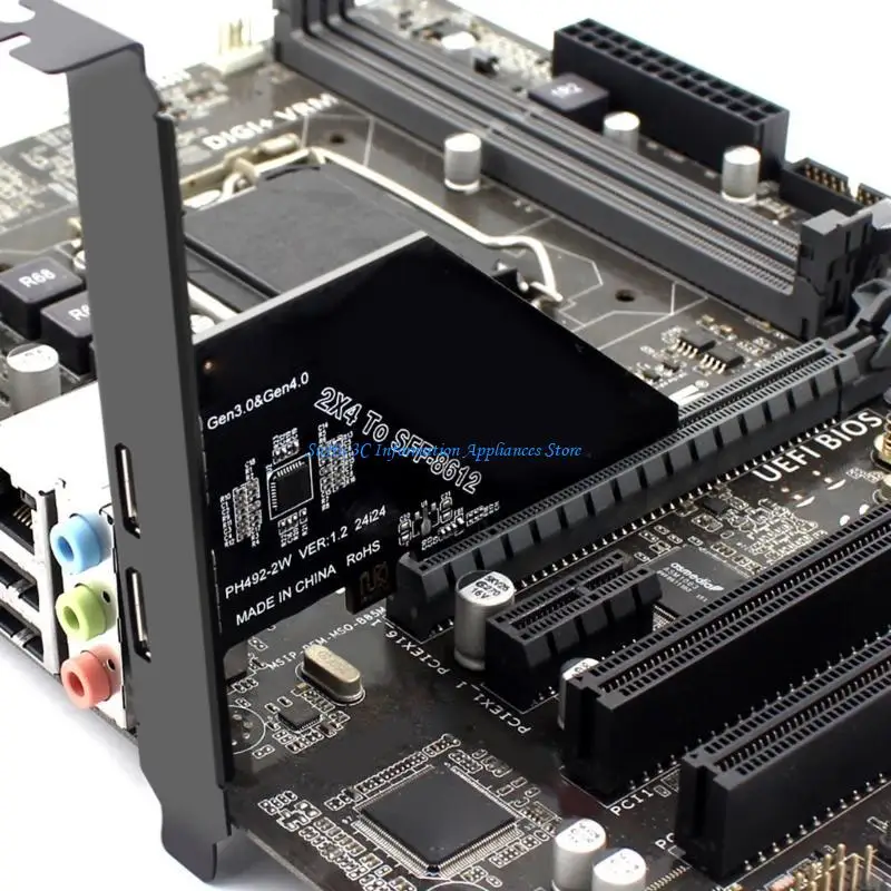 PCIe 4.0X8 إلى Oculink SFF 8612 8611 محول اللوحة الرئيسية لبطاقة الفاصل تدعم PCIEX4X4 للاتصال السلس بالقرص الصلب