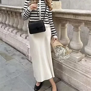 أعلى 9 مبيعات أنيقة تنورة طويلة - No2