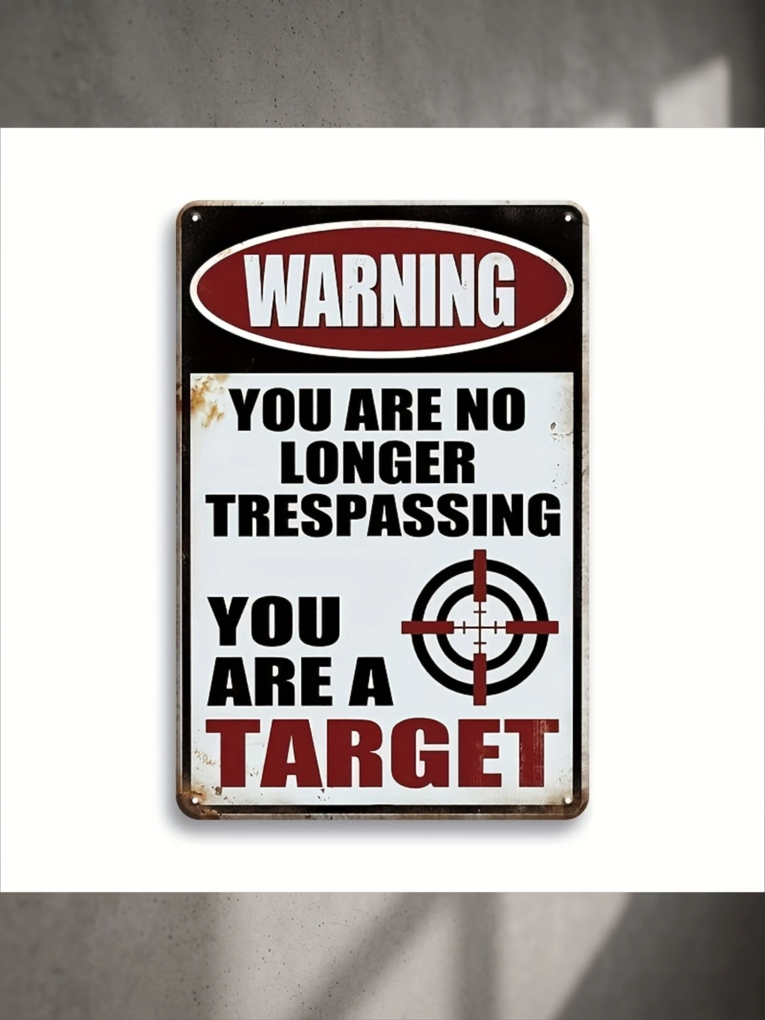 Brass Weight Plate - Humorous 