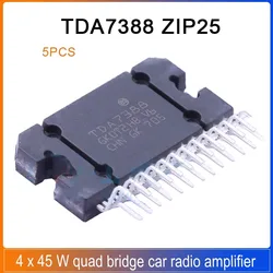 5/1PCS TDA7388 7388 ZIP25 TDA 4 X 41W Bridging Car Audio Amplifier IC