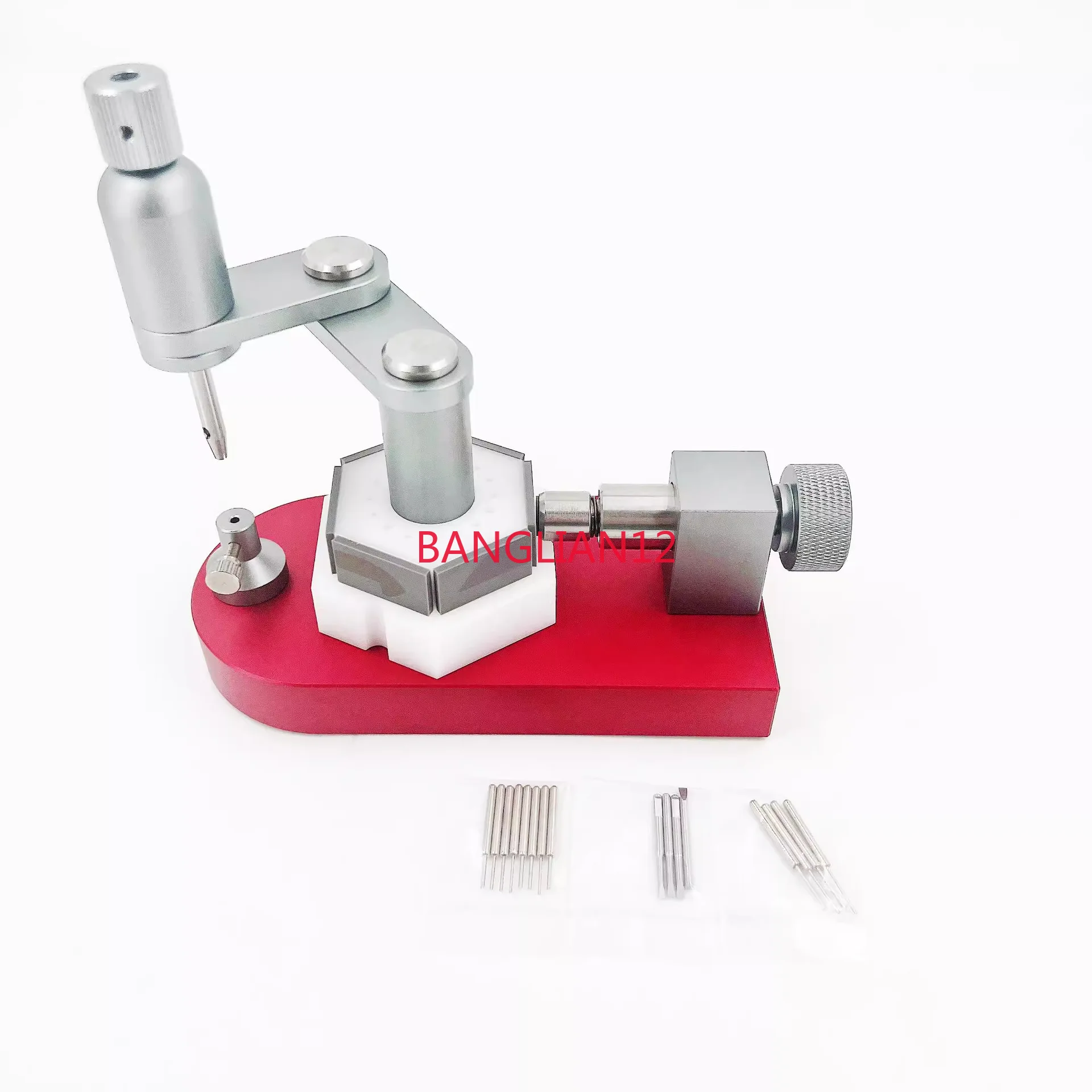 

Watch repair tool 360 degree rotating self-clamping multi-purpose tape remover