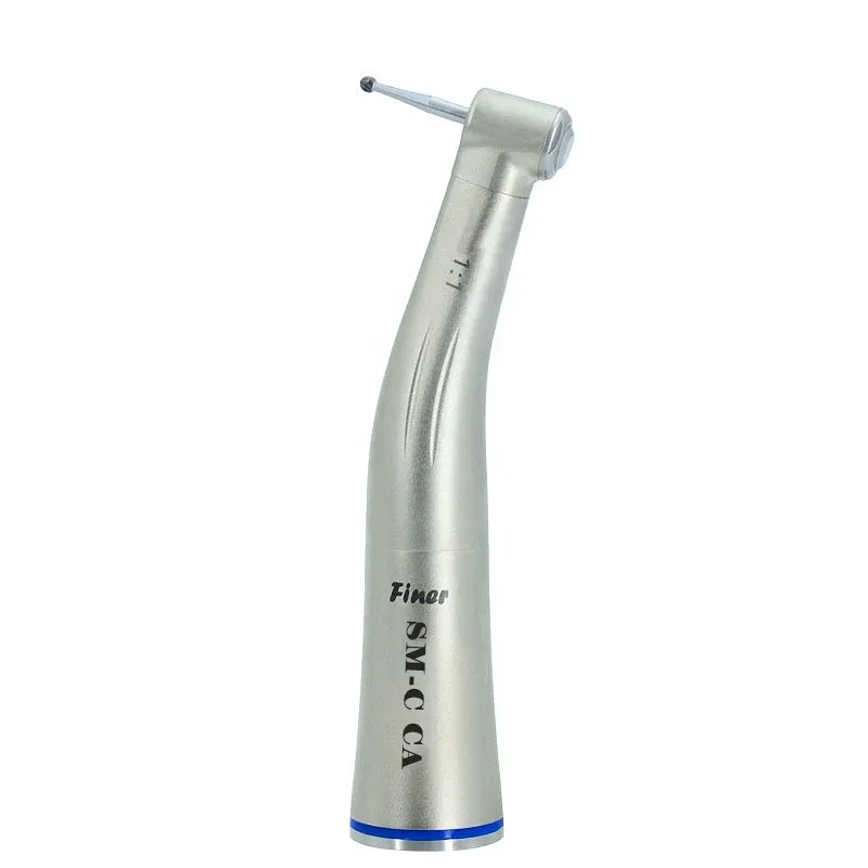 

1:1 Optic Fiber inner water Contra angle low speed Den tal handpiece Den tal low speed handpiece