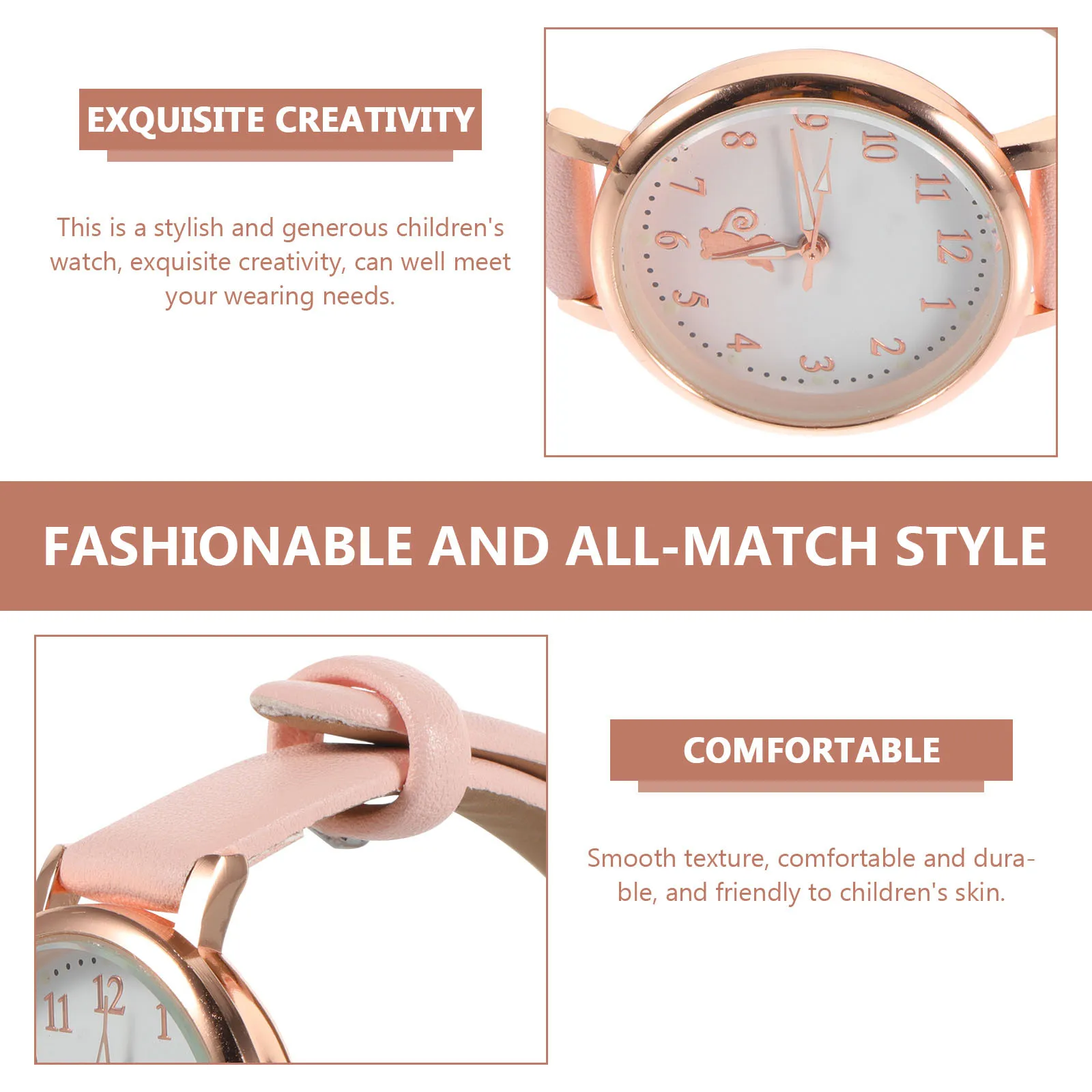 ساعة الطالب، مؤشرات مضيئة، مقاومة للسقوط، مواد سبائك زجاجية متينة، إبداع رائع، ملابس مريحة