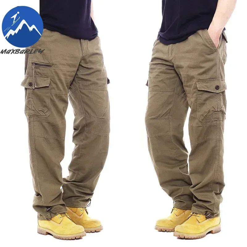 

Уличные охотничьи рабочие брюки, мужские осенние винтажные повседневные хлопковые широкие брюки с карманами, мужская уличная одежда, брюки-карго в стиле хип-хоп