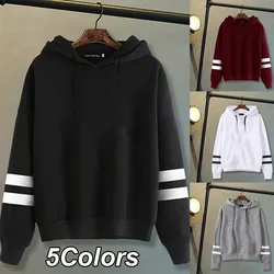 New Autumn And Winter Women Teen Girls Casual Hoodies Hooded Sweatshirt Pullover Tops