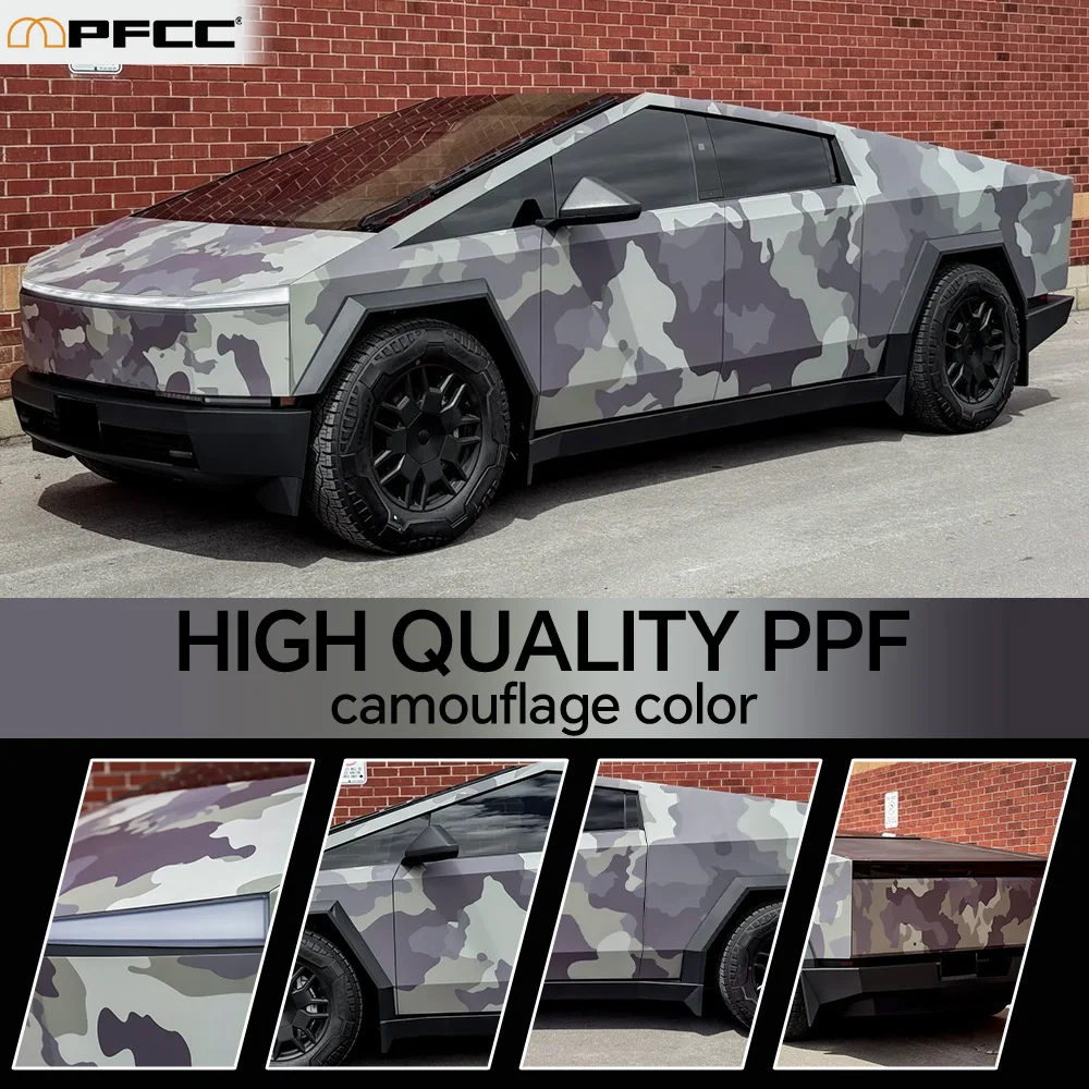 

For Tesla Cybertruck 2024 DIY Color PPF Paint Protection Film PPF TPU Car Color Changing Film Anti-Scratch Vinyl Car Accessorie