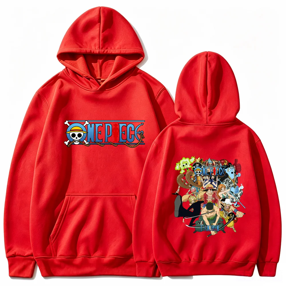 One Piece Straw Hat Crew Anime Print Hoodie Kinder Unisex Jungen Mädchen Pullover Kapuzenpullover Kinder Streetwear Oberteile
