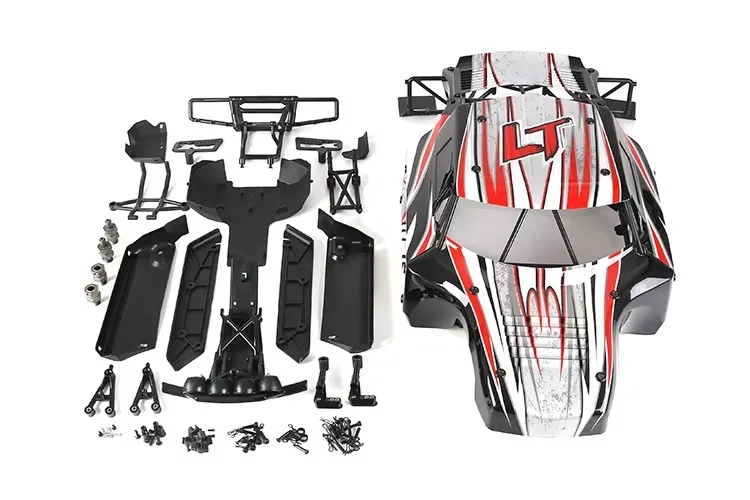 Kit de modification de coque de voiture en matériau PC haute résistance pour 1/5 ROFUN BAJA HPI 5B mis à niveau à 5T