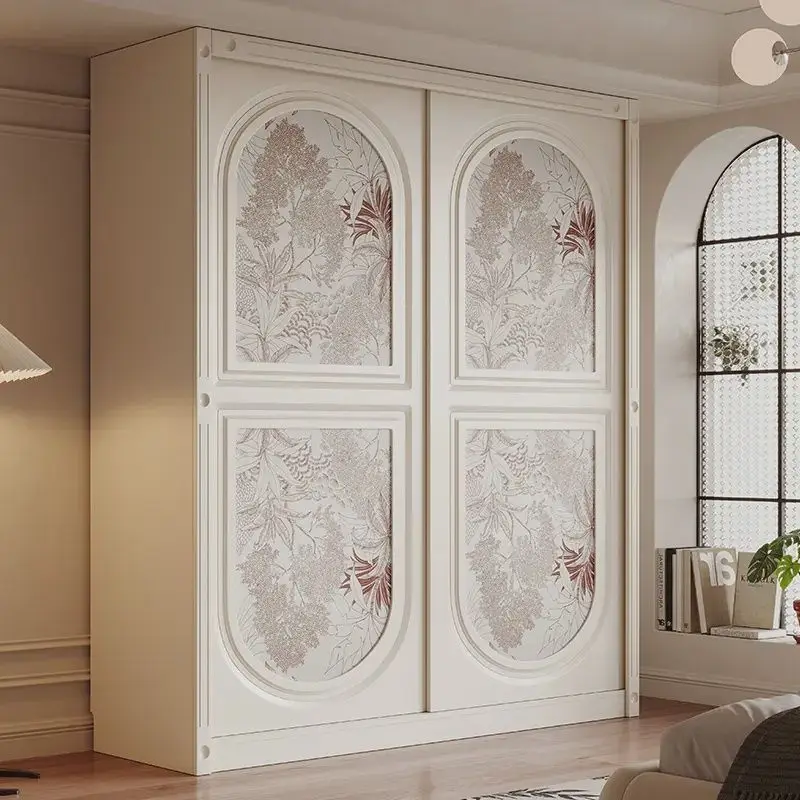 

French style, cream style, sliding door, wardrobe, door, to the top