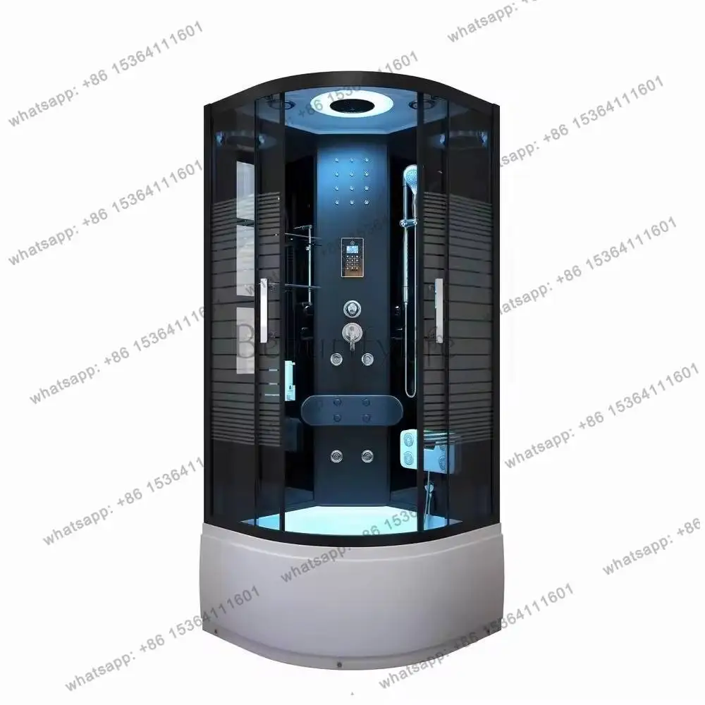 

Whirlpool Massage Glass Shower Cabin Computerized Hydrom Assage Wet Steam Bathroom Shower Room