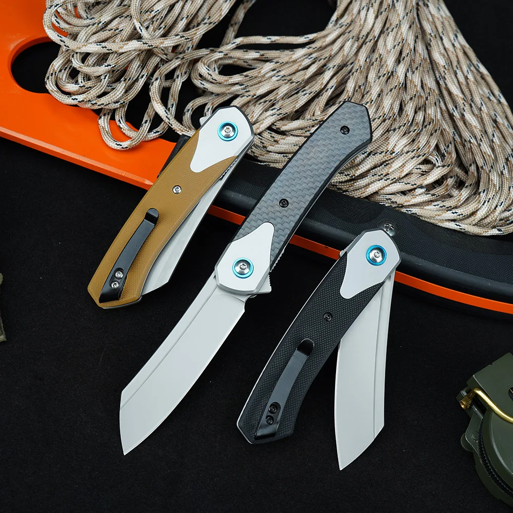 CR 7135 Folding Knife High hardness Pocket Knives D2 Steel Outdoor Camping Portable Carrying Tanto Knife Jackknife Multitool - view 3