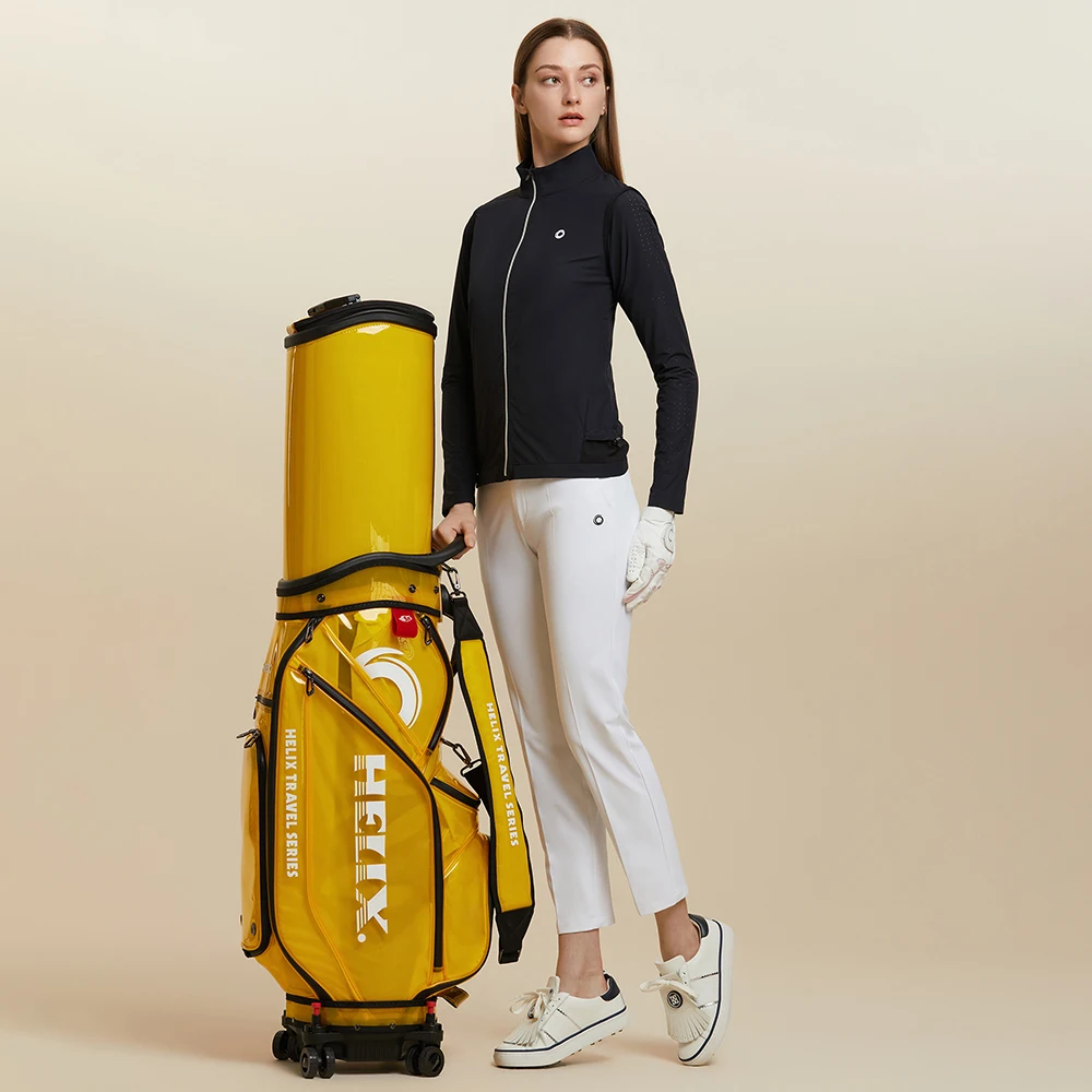 HELIX-Veste de Course Légère et Chaude à vaccage Rapide pour Femme, Fermeture Éclair Complète, Golf