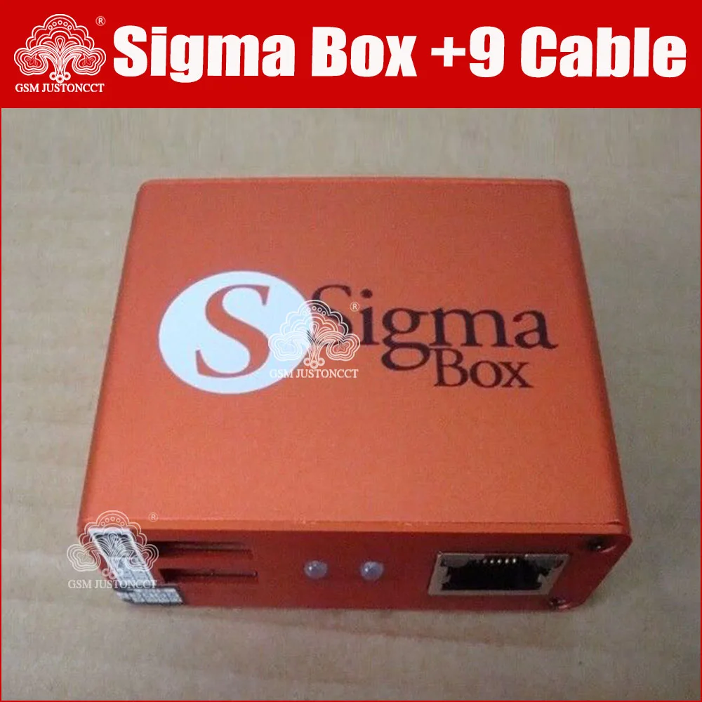 2025 Caja Sigma original más nueva Caja Sigma original con 9 cables con paquete de activación 1 2 3 4 5 actualización