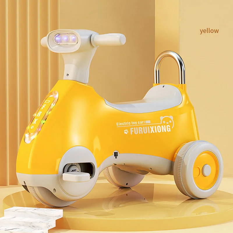 Tricycle de voiture à bascule pour bébé, son LED multifonction, haute qualité, son moto, voiture d'équilibre, jouet pour bébé, meilleur cadeau pour filles