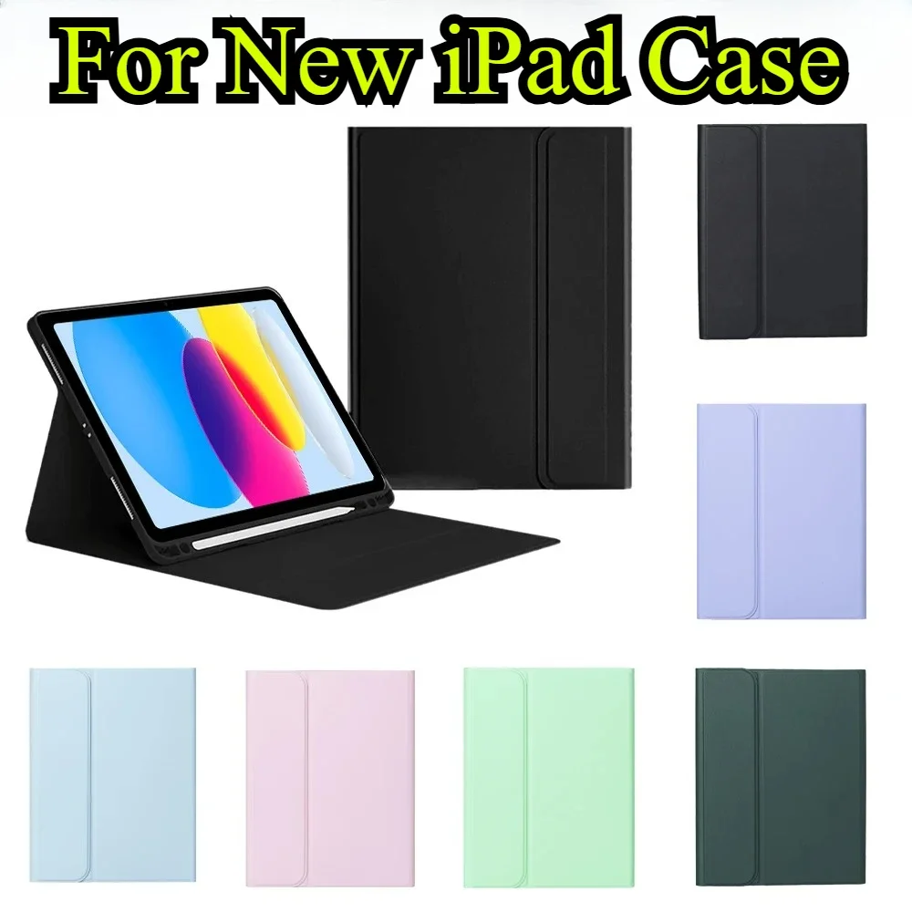 

Чехол для планшета New iPad A16 11 10-го поколения 9/8/7th 10.2 Pro 11 M4 12,9 "Air 11 13 M3 Mini 7 6 5 4 с чехлом-держателем для карандашей