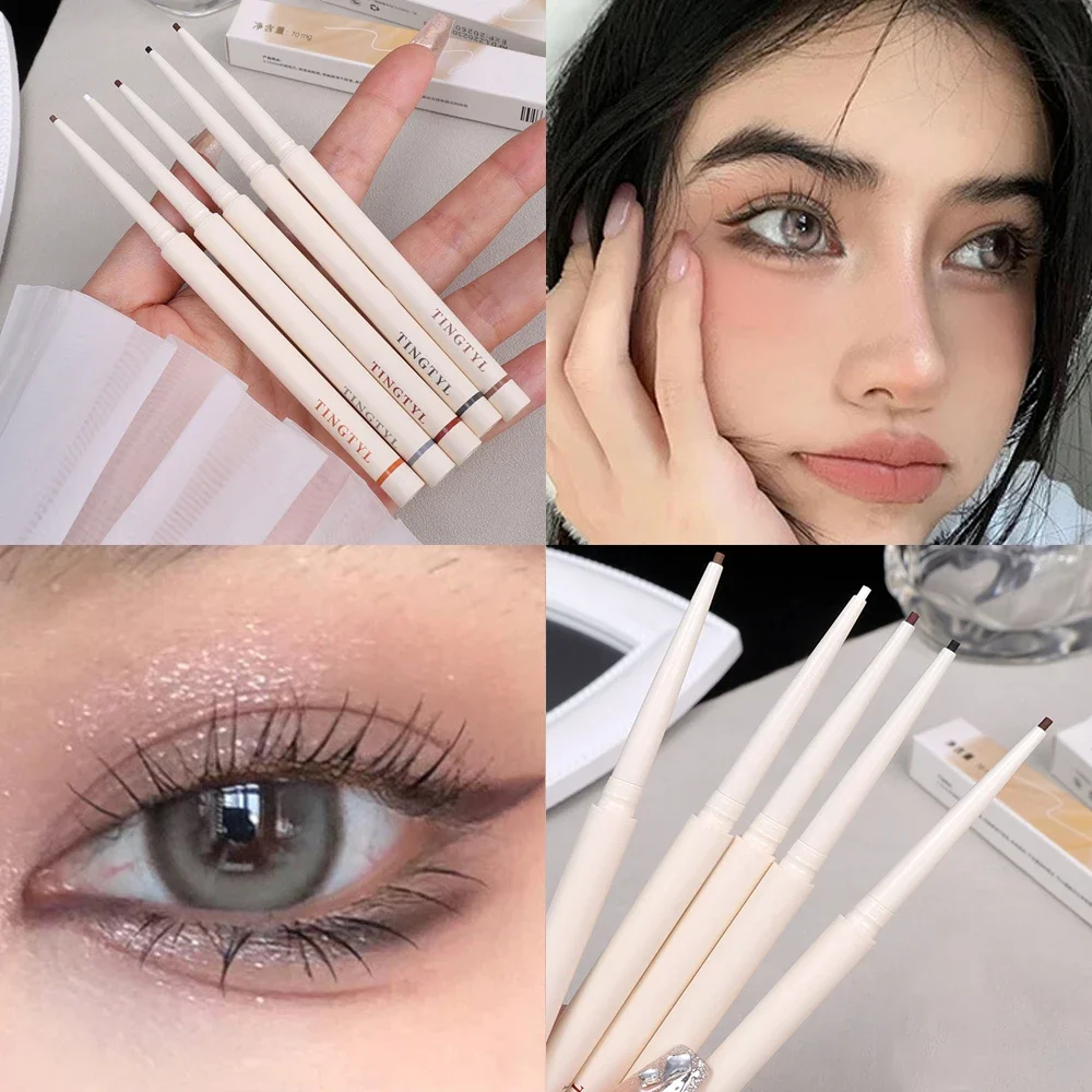 White Black Eyeliner Makeup Lasting Smooth Easy To Wear Eyes Brightener Waterproof Colorful Eyes Liner Pencils Eye Makeup Tools