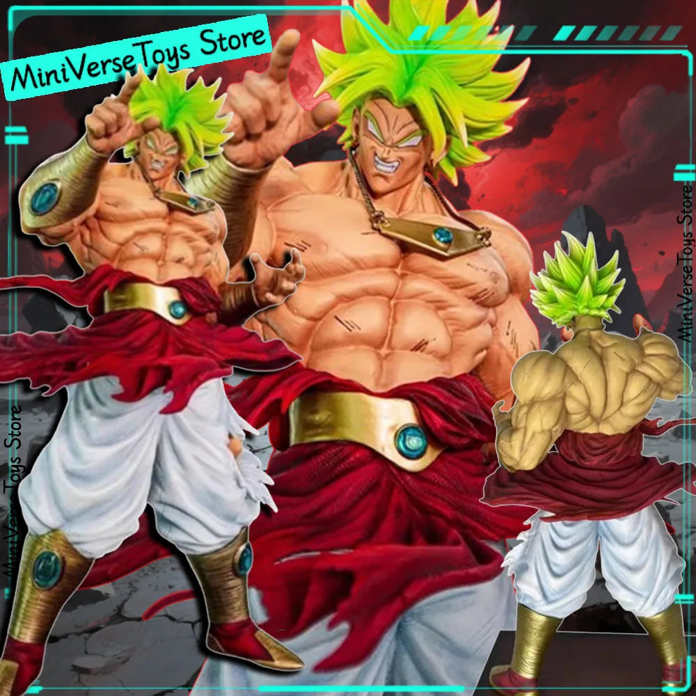 

50cm JT Toys Dragon Ball Action Figures Broly Anime Figurine Super Saiyan Broli PVC Statue Collectible Model Birthday Gifts Toys