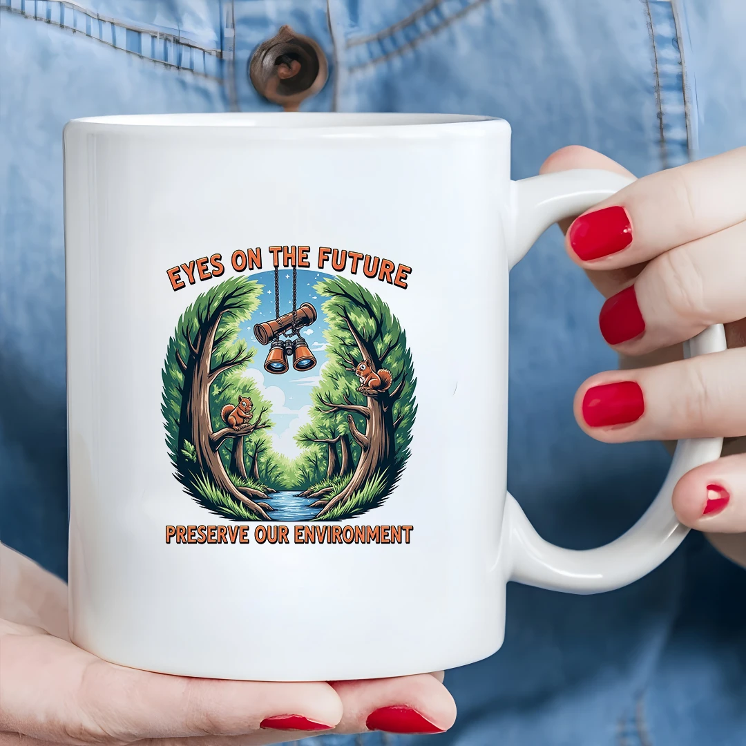 

11oz Eco-Friendly Cup + Futuristic Telescope Cup + Kids Drink Cup + Christmas Gift + Family Office Cup