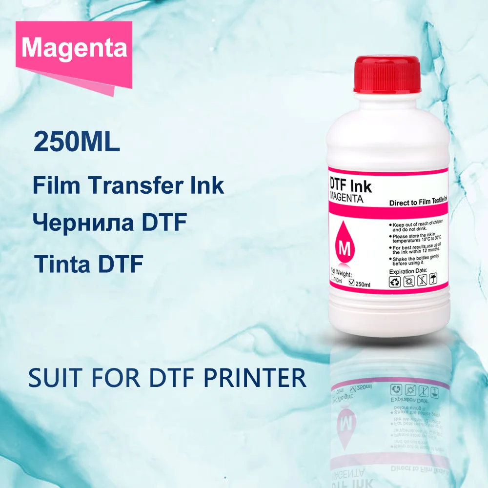 250ML/Bottle DTF Ink Ordinary Quality PET Film Transfer Ink For Epson I3200 P800 L1800 1390 L800  PET Film Printing And Transfer