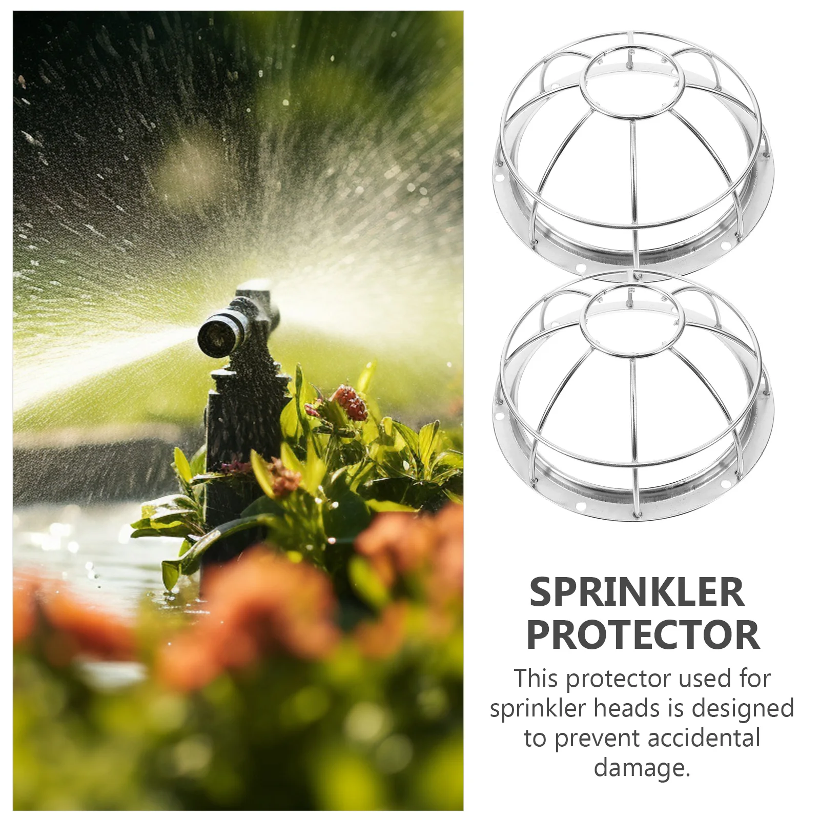 غطاء حريق من الفولاذ المقاوم للصدأ، قفص حماية للرش المعدني، قفص متين وخفيف الوزن وسهل التركيب